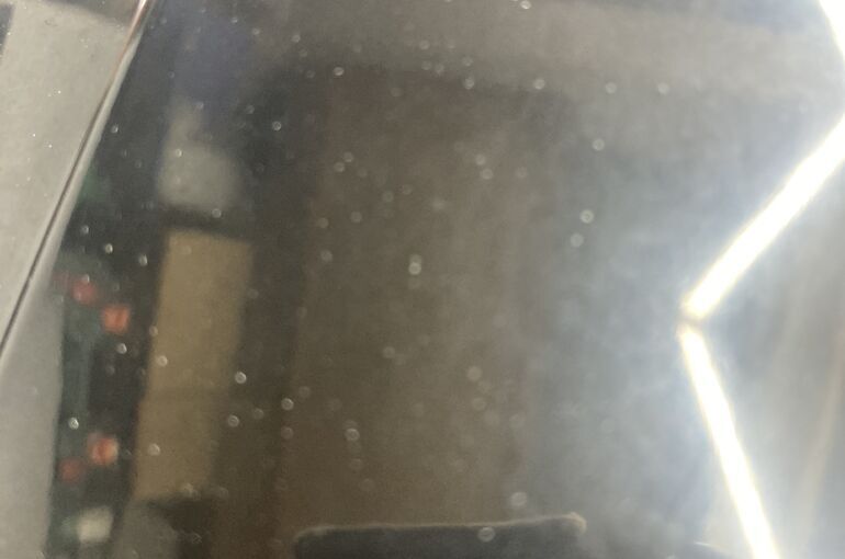 ペンキミストが付着していたら