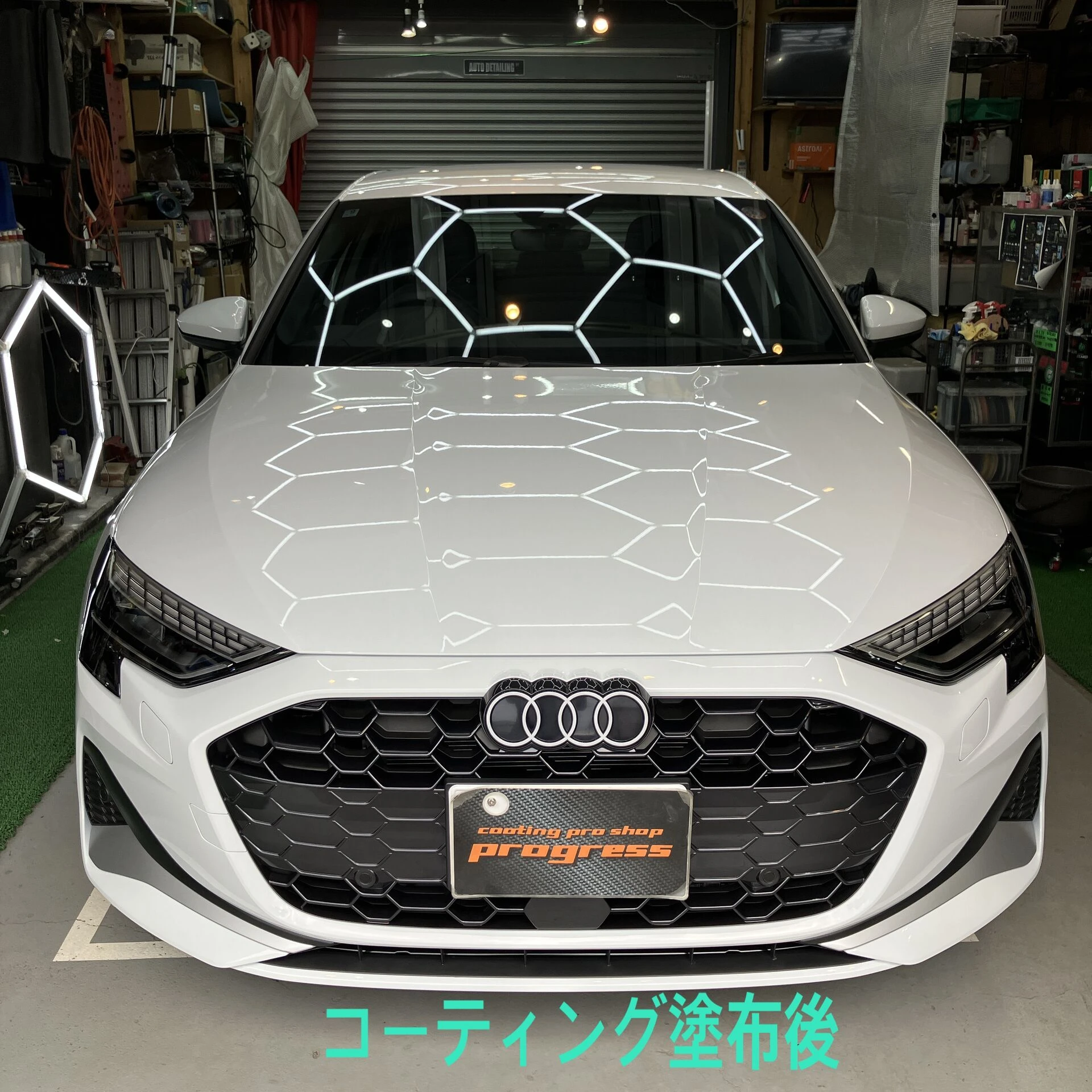 コーティング塗布後