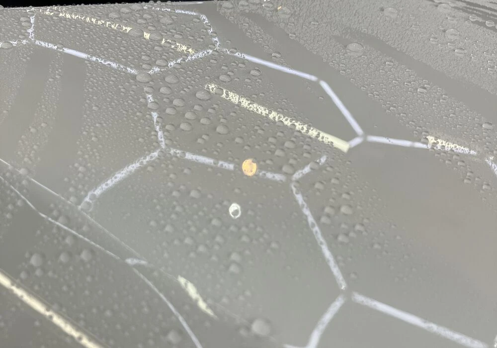 撥水状況