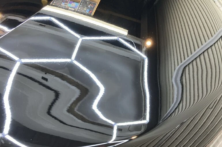 研磨後　ボンネット