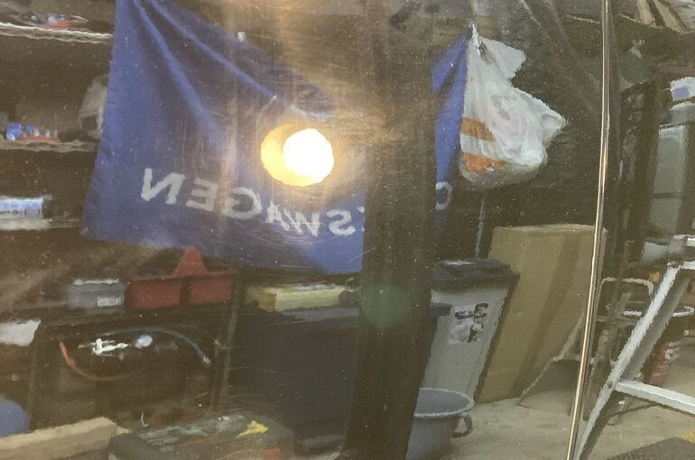 研磨前　助手席側ドア